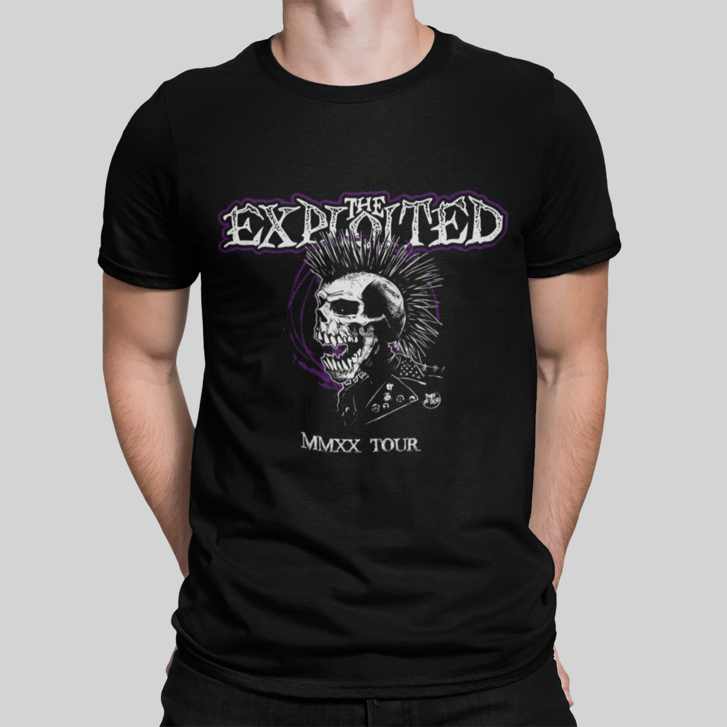 The Exploited Black T-Shirt For Men