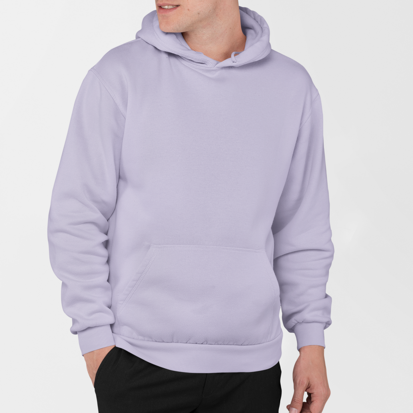 Lavender Hoodie And Jogger Co-ord Set For Men
