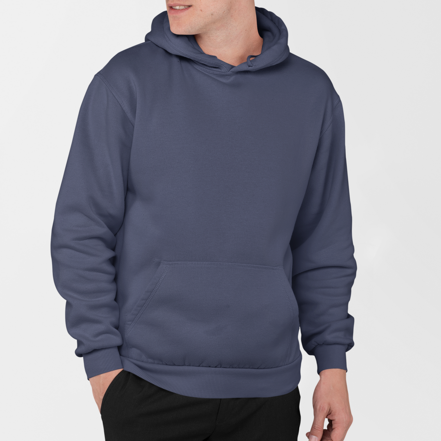 Navy Blue Hoodie And Jogger Co-ord Set For Men