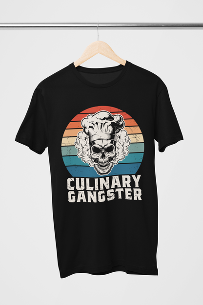Culinary Gangsters Unisex Black Oversized T-Shirt | Masterchef Gurkirat Collection | ATOM