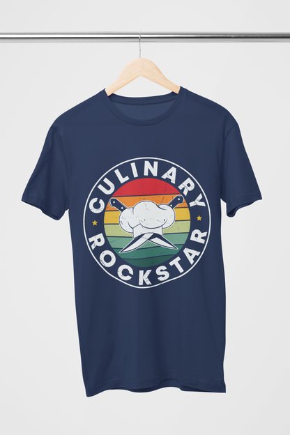 Culinary Rockstars Cotton T-Shirt For Men | Masterchef Gurkirat Collection | ATOM