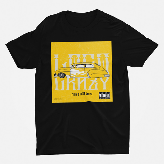 Copy of Loco Crazy Vintage Car Black T-Shirt For Men