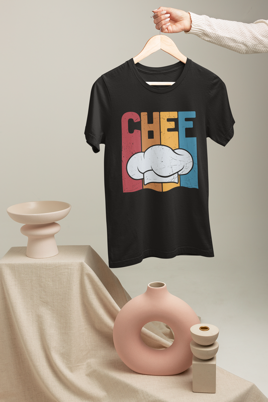 Chef French Terry Oversized Black Unisex T-Shirt | Masterchef Gurkirat Collection | ATOM