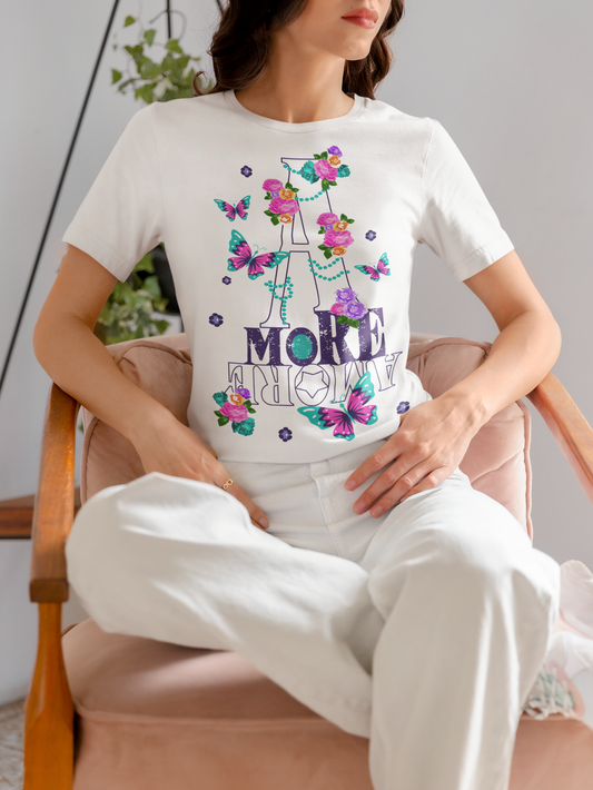 Amore Amore White T-Shirt For Women