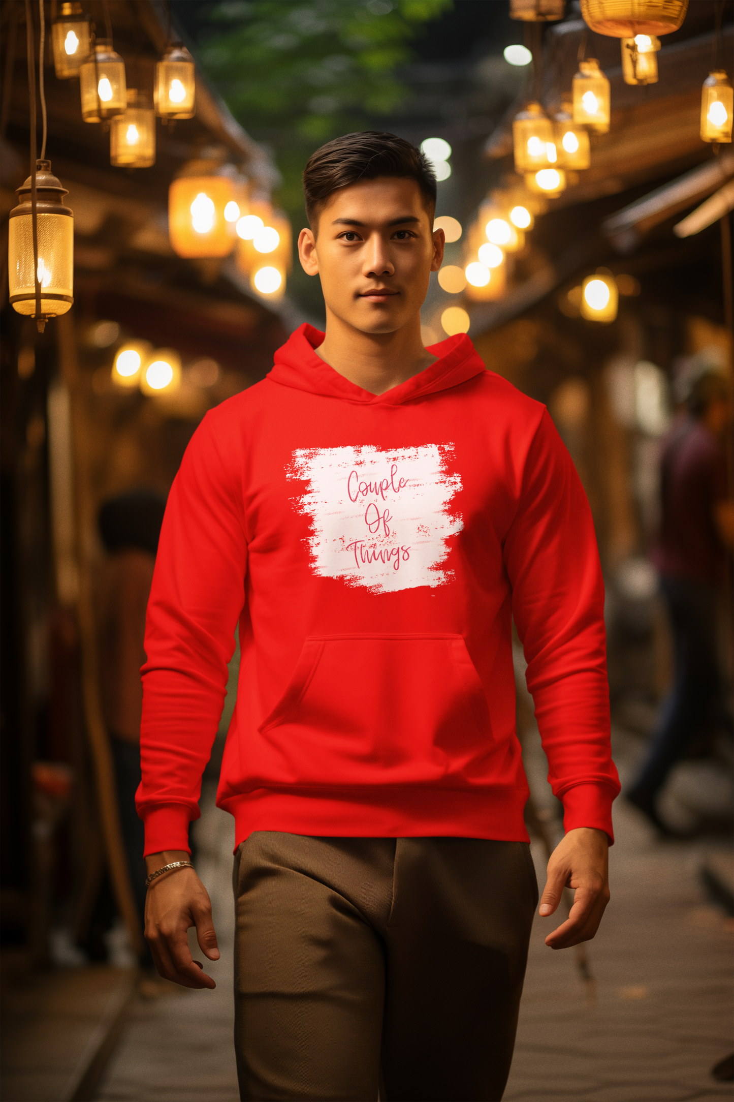 Couple Of Things Signature Unisex Red Hoodie | RJ Anmol Collection