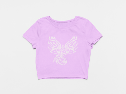 Iris Signature Crop Top For Women Baby Pink | Iris Yog Collection | ATOM