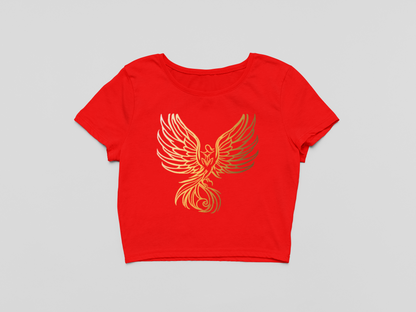 Iris Signature Crop Top For Women Red | Iris Yog Collection | ATOM