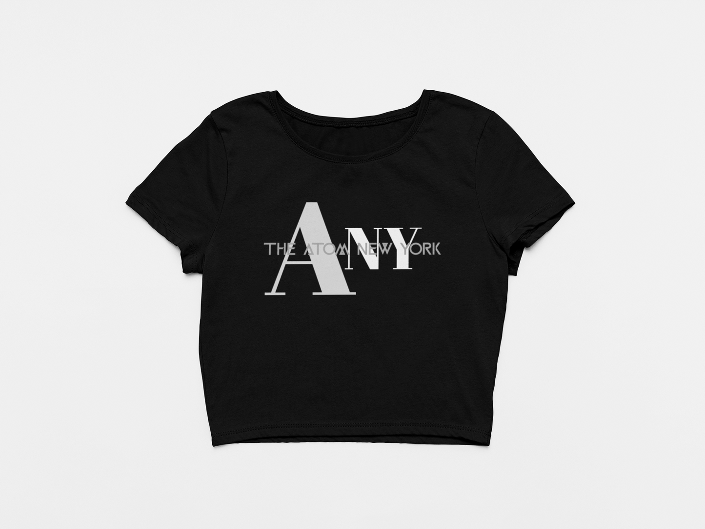 ANY Black Crop Top For Women