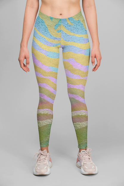 Abstract Stripes Legging