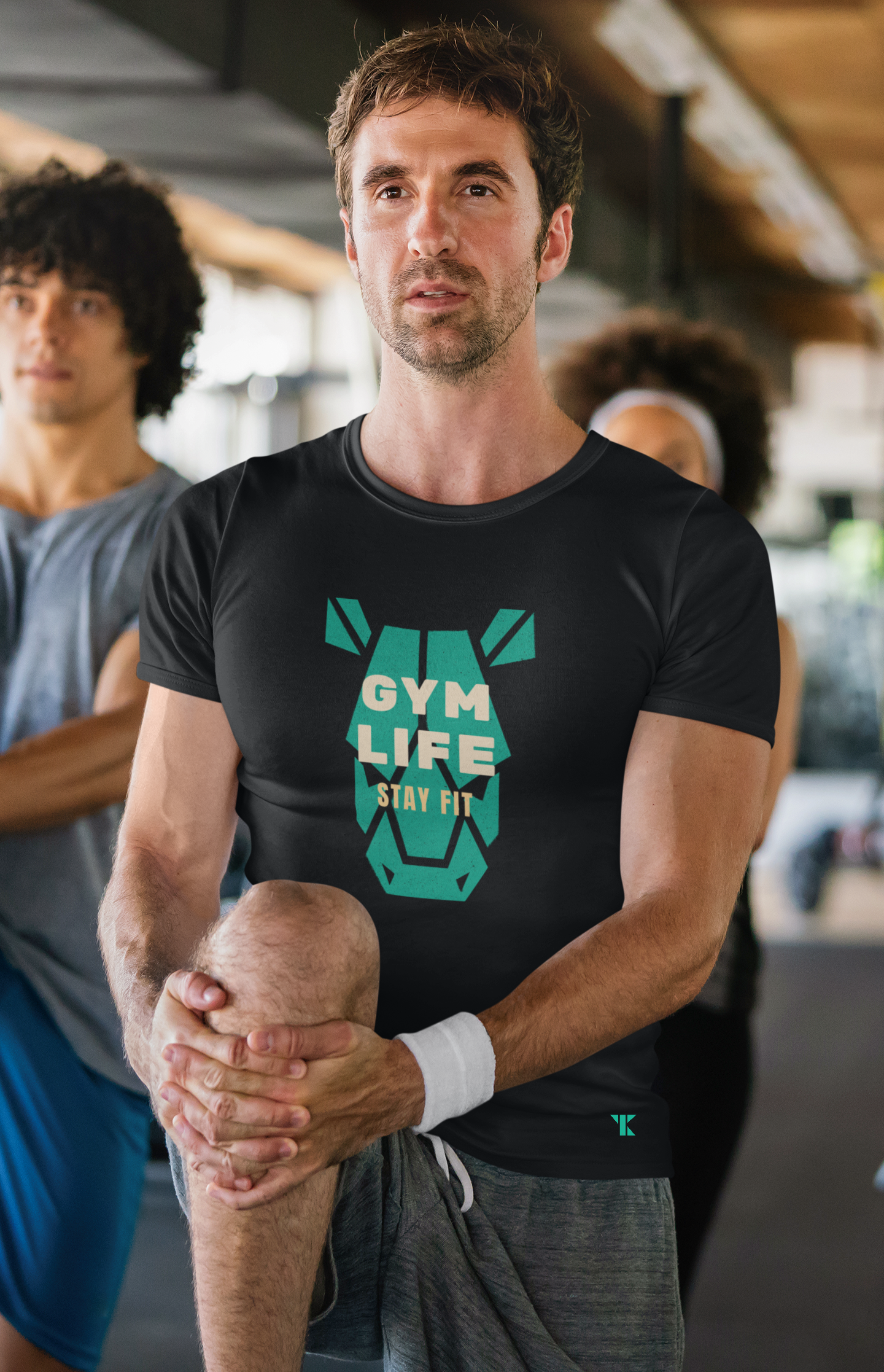 Gym Life Black T-Shirt For Men | Tarun Kapoor Collection