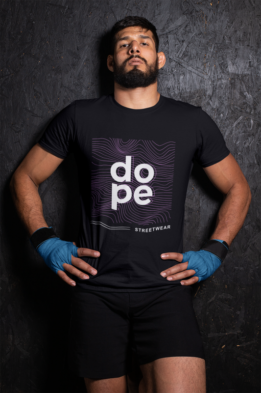 Dope Black Pure Cotton T-Shirt For Men | Tarun Kapoor Collection