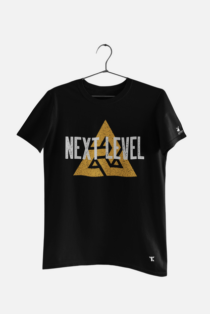 Next Level Black Pure Cotton T-Shirt For Men | Tarun Kapoor Collection