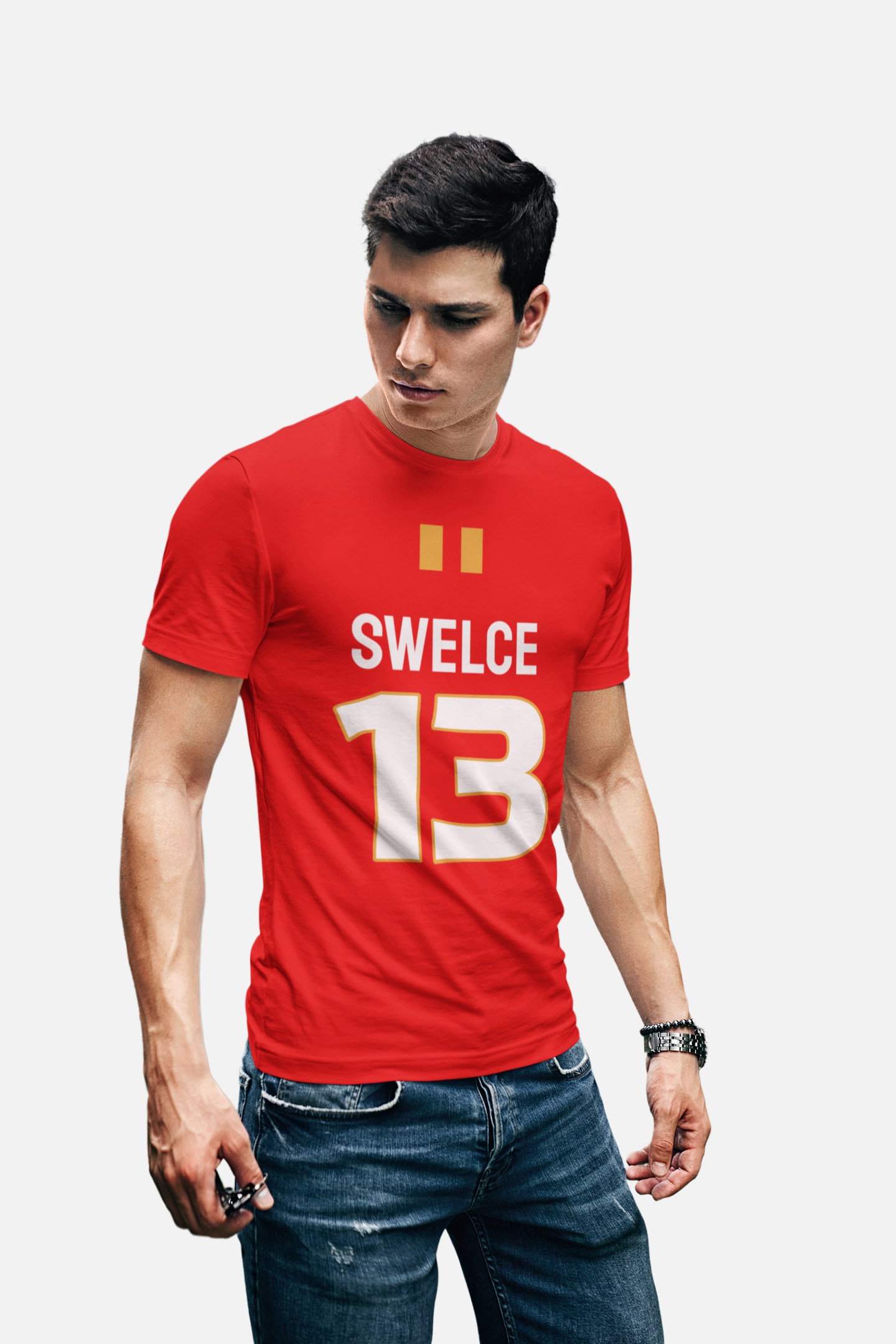 ATOM Signature Swelce 13 Red T-Shirt For Men