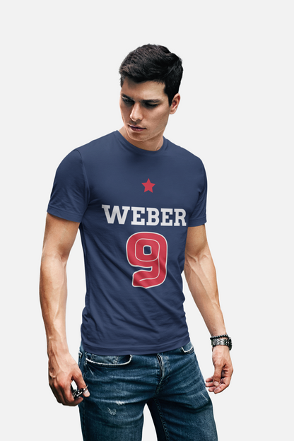 ATOM Signature Weber 9 Navy Blue T-Shirt For Men