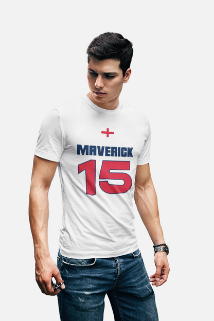 ATOM Signature Maverick 15 White T-Shirt For Men