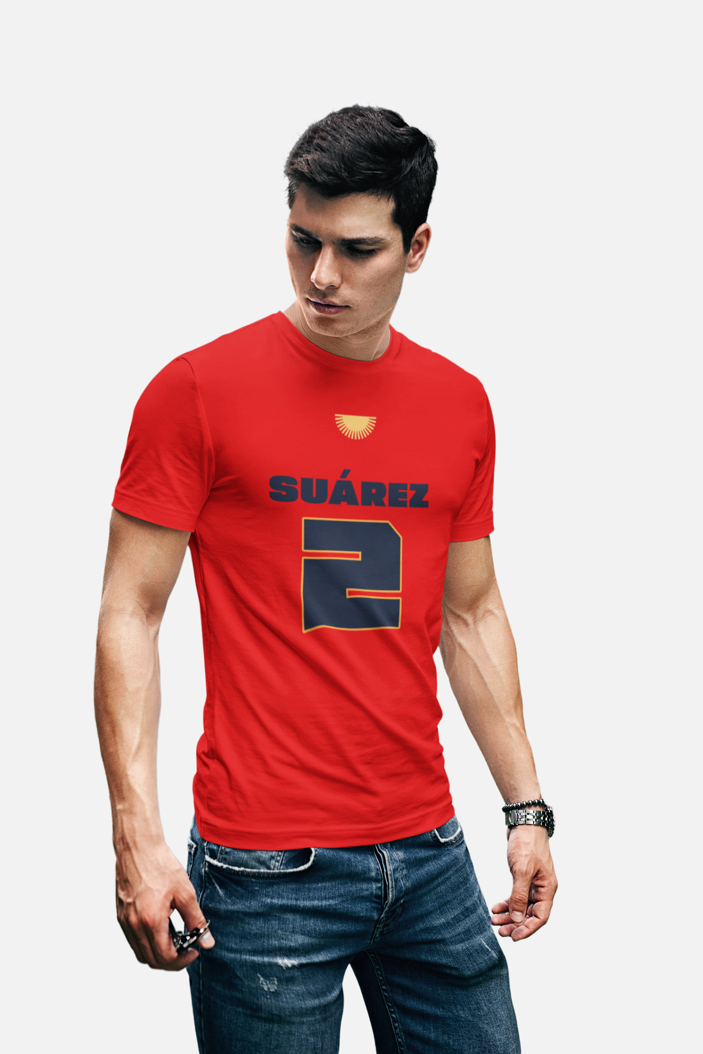 ATOM Signature Suarez 2 Red T-Shirt For Men