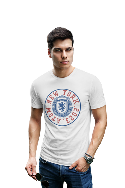ATOM Signature New York 2023 White T-Shirt For Men