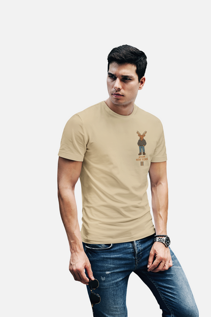 ATOM Signature Rudo Mascot Beige T-Shirt For Men