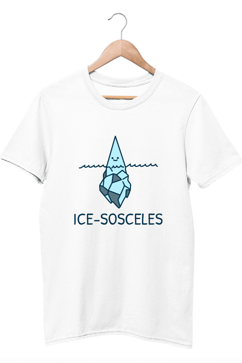 Ice-Sosceles White T-Shirt - ATOM