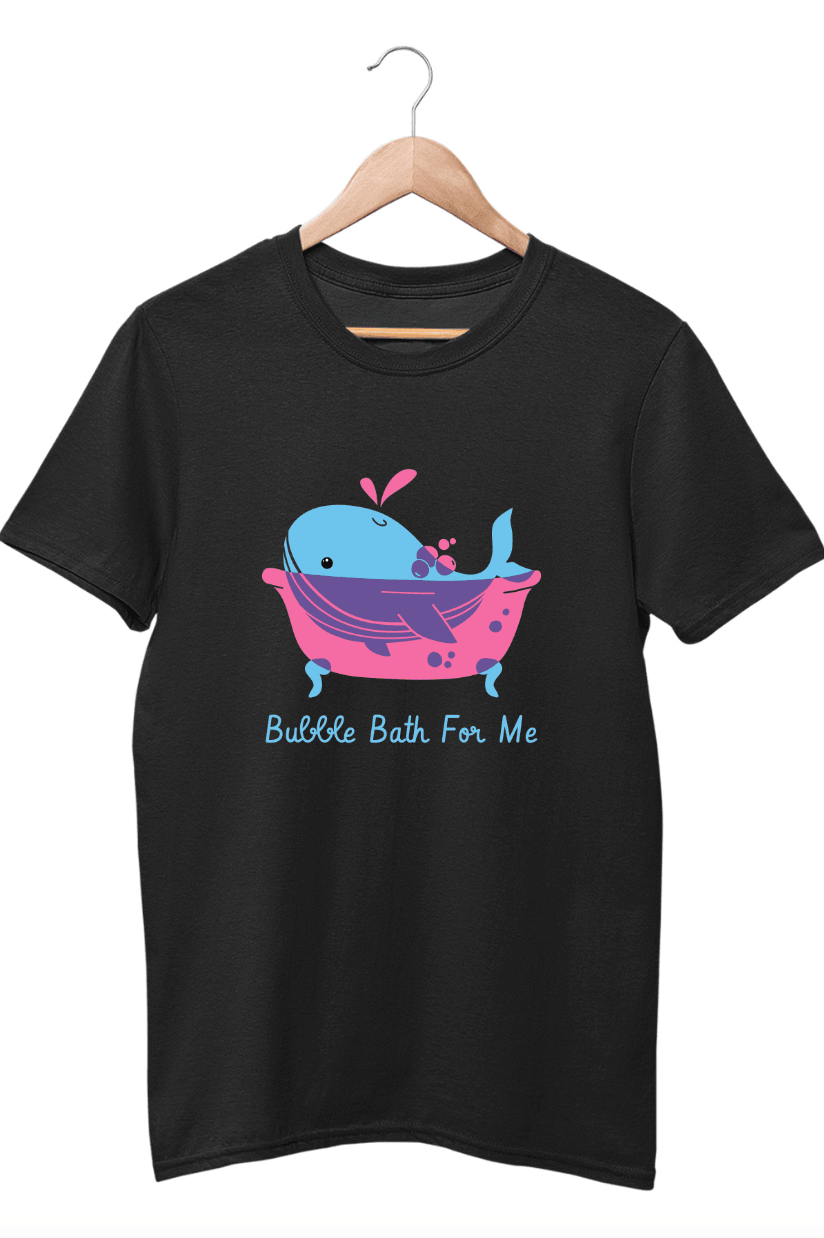 Bubble Bath For Me Black T-Shirt - ATOM