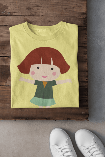 Kids Cartoon Girl With Dora Cut - ATOM