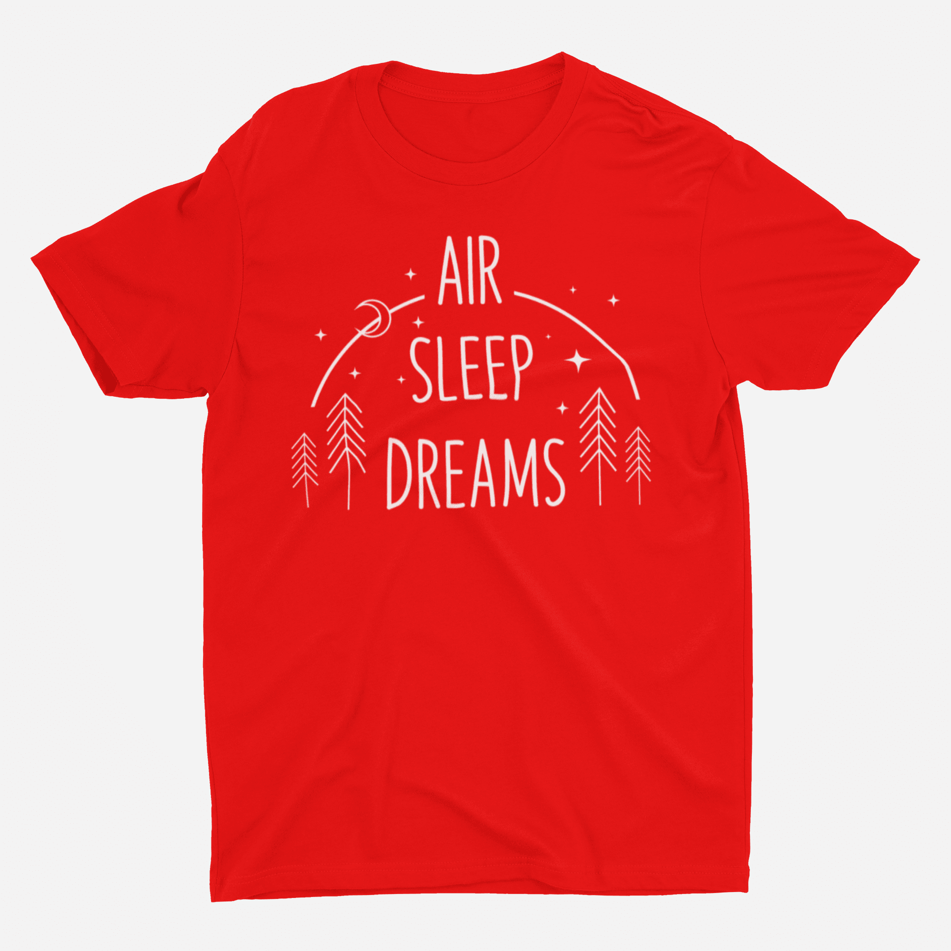 Air Sleep Dreams Red T-Shirt For Men - ATOM