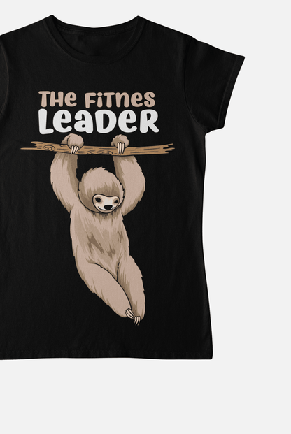The Fitness Leader Black T-Shirt - ATOM