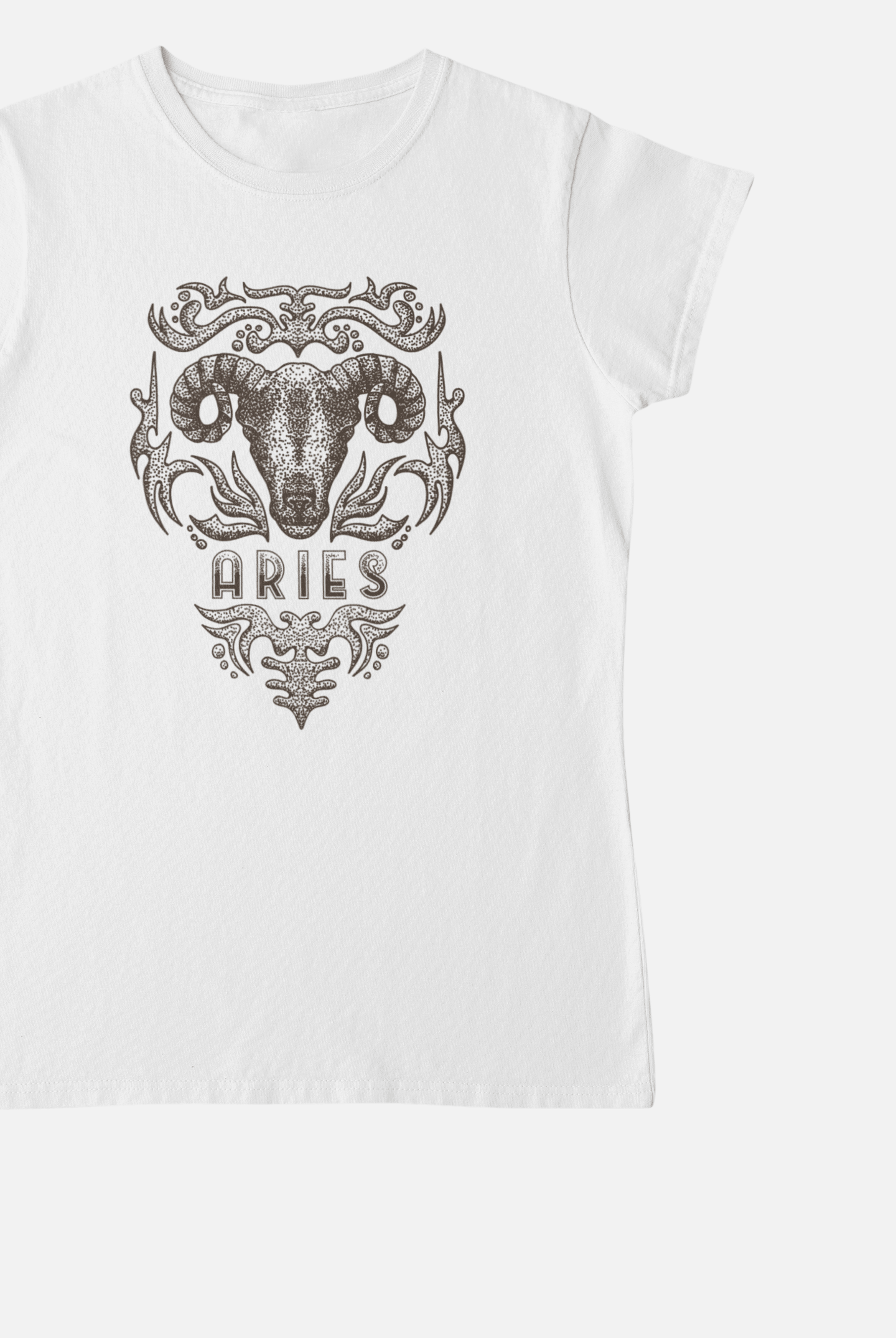 Aries Vintage White T-Shirt For Women - ATOM